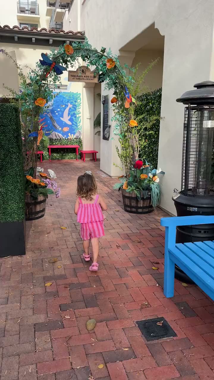 A short clip of Amelia investigating the Kids Club space at Terranea