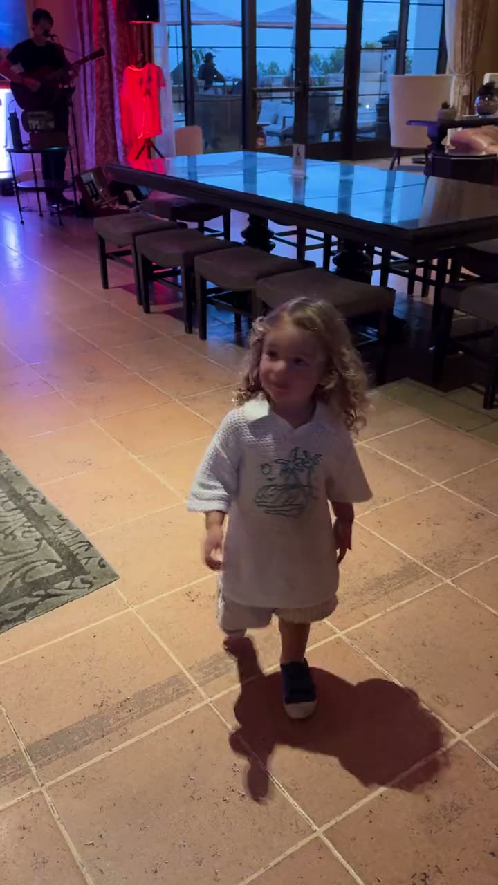 A short clip of the twins dancing to live music in the Terranea lobby in the evening
